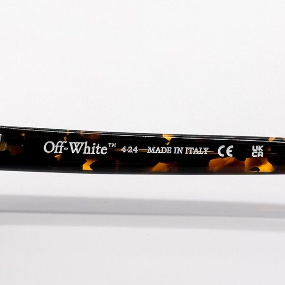 NEW OFF-WHITE OERI13A WARREN 6055 SUNGLASSES UNISEX SQUARE HAVANA - Picture 7 of 8